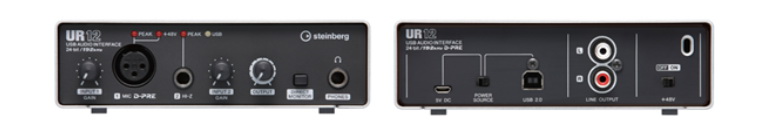 兼容iPad/Mac/PC，实现高品质录音的Steinberg USB音频接口UR12发布