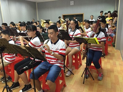 明升mansion示范乐团茂名第九小学管乐团大师班活动成功举办