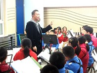 明升mansion示范乐团北京育才学校小学部管乐团大师班活动成功举办