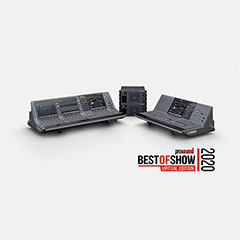 RIVAGE PM5和PM3数字混音系统，实力斩获IBC 2020 Best of Show大奖
